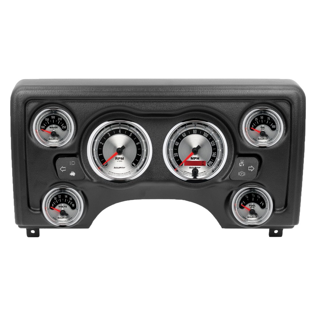 AutoMeter 6 GAUGE DIRECT-FIT DASH KIT, JEEP TJ 97-06, AMERICAN MUSCLE