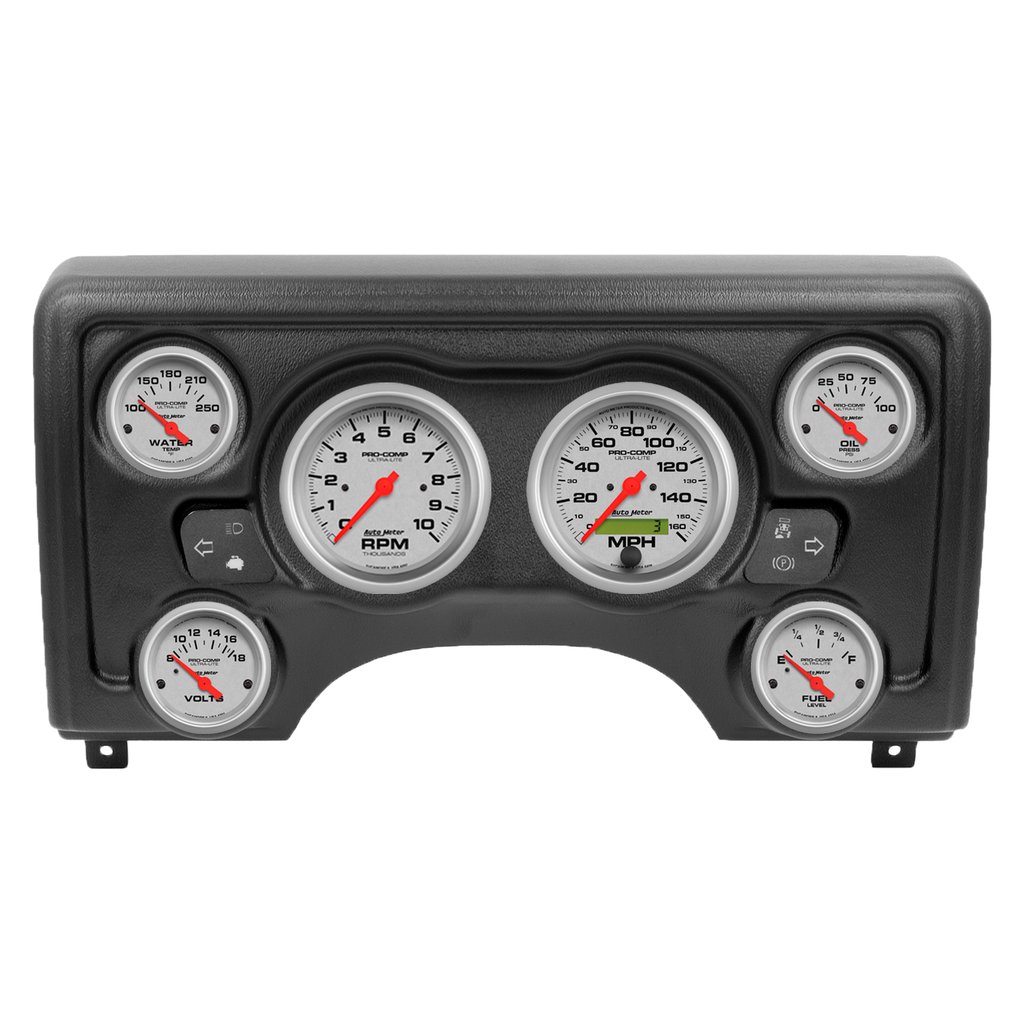 AutoMeter 6 GAUGE DIRECT-FIT DASH KIT, JEEP TJ 97-06, ULTRA-LITE