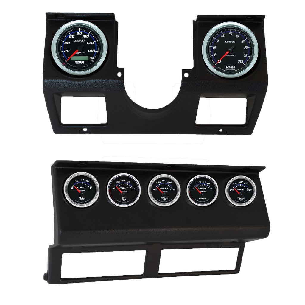 AutoMeter 7 GAUGE DIRECT-FIT DASH KIT, WRANGLER YJ 87-96, COBALT