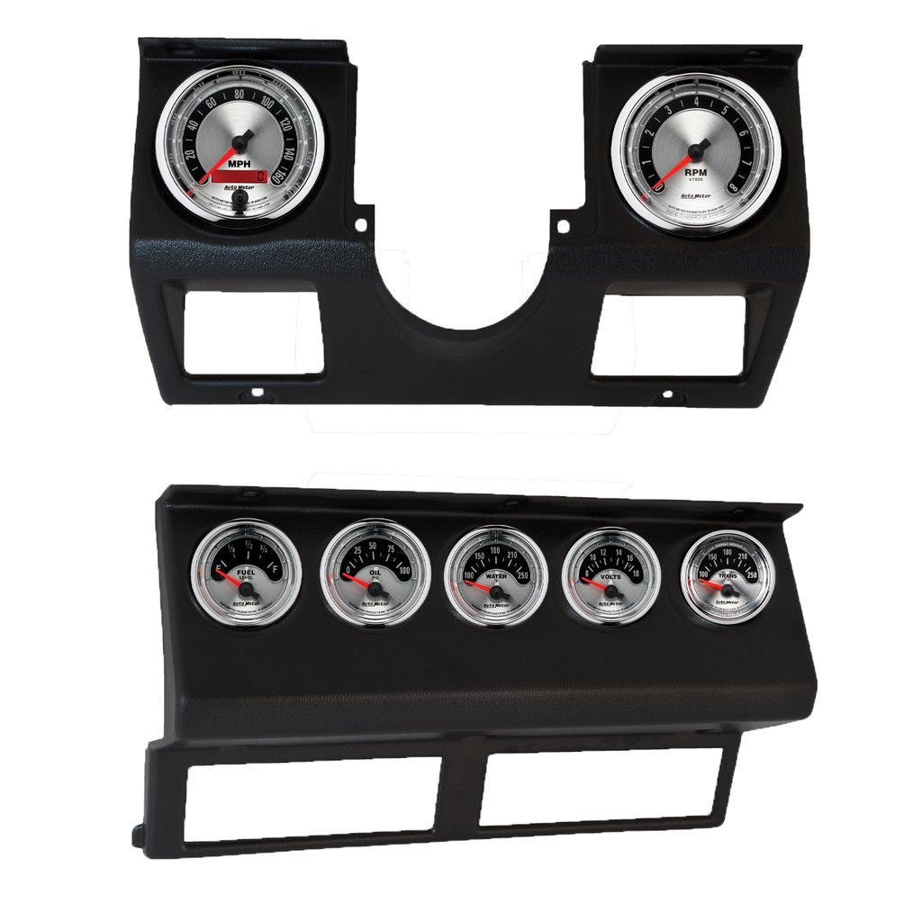 AutoMeter 7 GAUGE DIRECT-FIT DASH KIT, WRANGLER YJ 87-96, AMERICAN MUSCLE