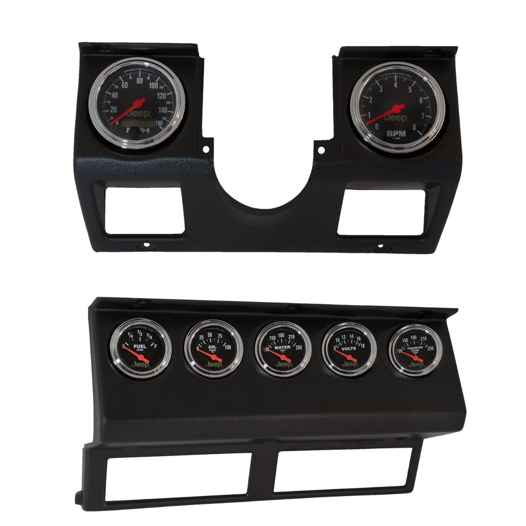 AutoMeter 7 GAUGE DIRECT-FIT DASH KIT, WRANGLER YJ 87-96, JEEP