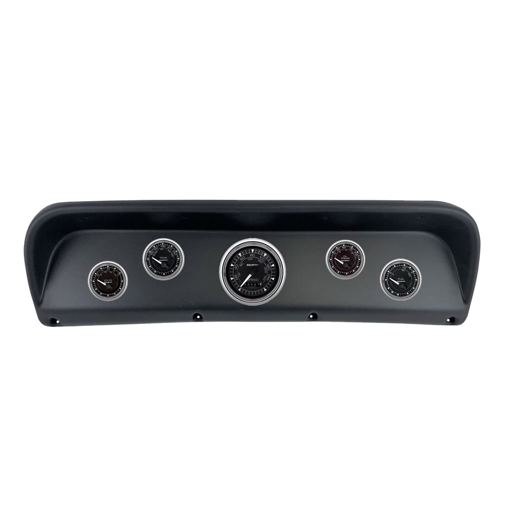 AutoMeter 5 GAUGE DIRECT-FIT DASH KIT, FORD F100 67-72, CHRONO CHROME
