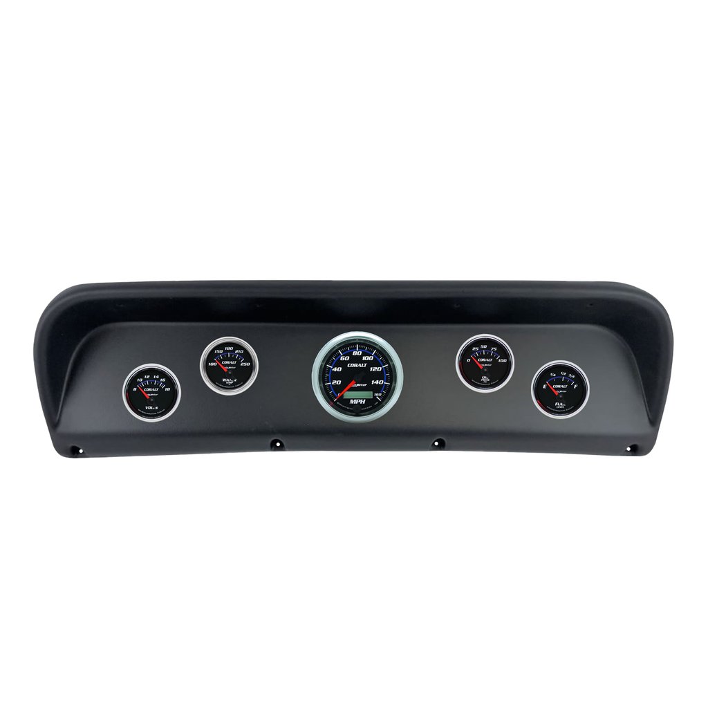 AutoMeter 5 GAUGE DIRECT-FIT DASH KIT, FORD F100 67-72, COBALT