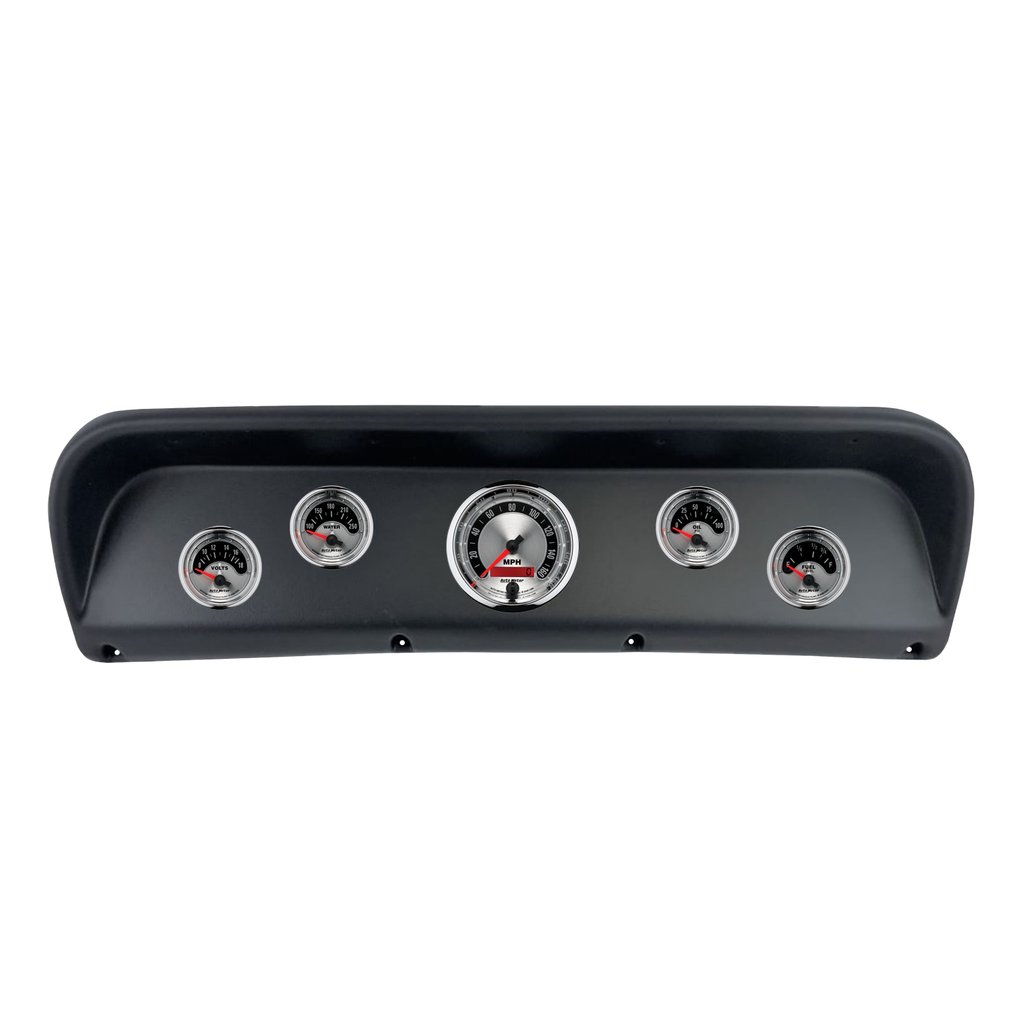 AutoMeter 5 GAUGE DIRECT-FIT DASH KIT, FORD F100 67-72, AMERICAN MUSCLE