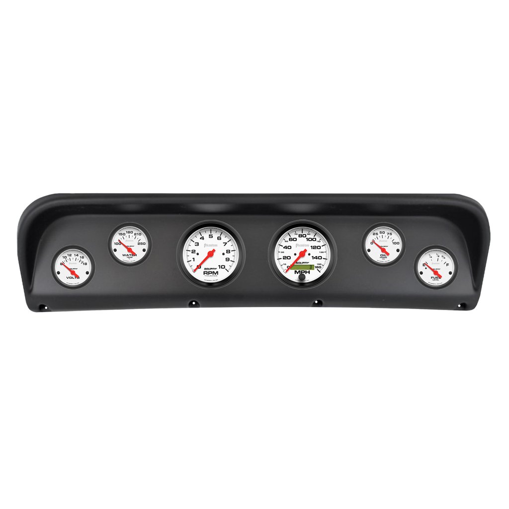 AutoMeter 6 GAUGE DIRECT-FIT DASH KIT, FORD F100 67-72, PHANTOM