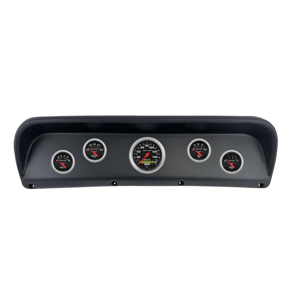 AutoMeter 5 GAUGE DIRECT-FIT DASH KIT, FORD F100 67-72, SPORT-COMP