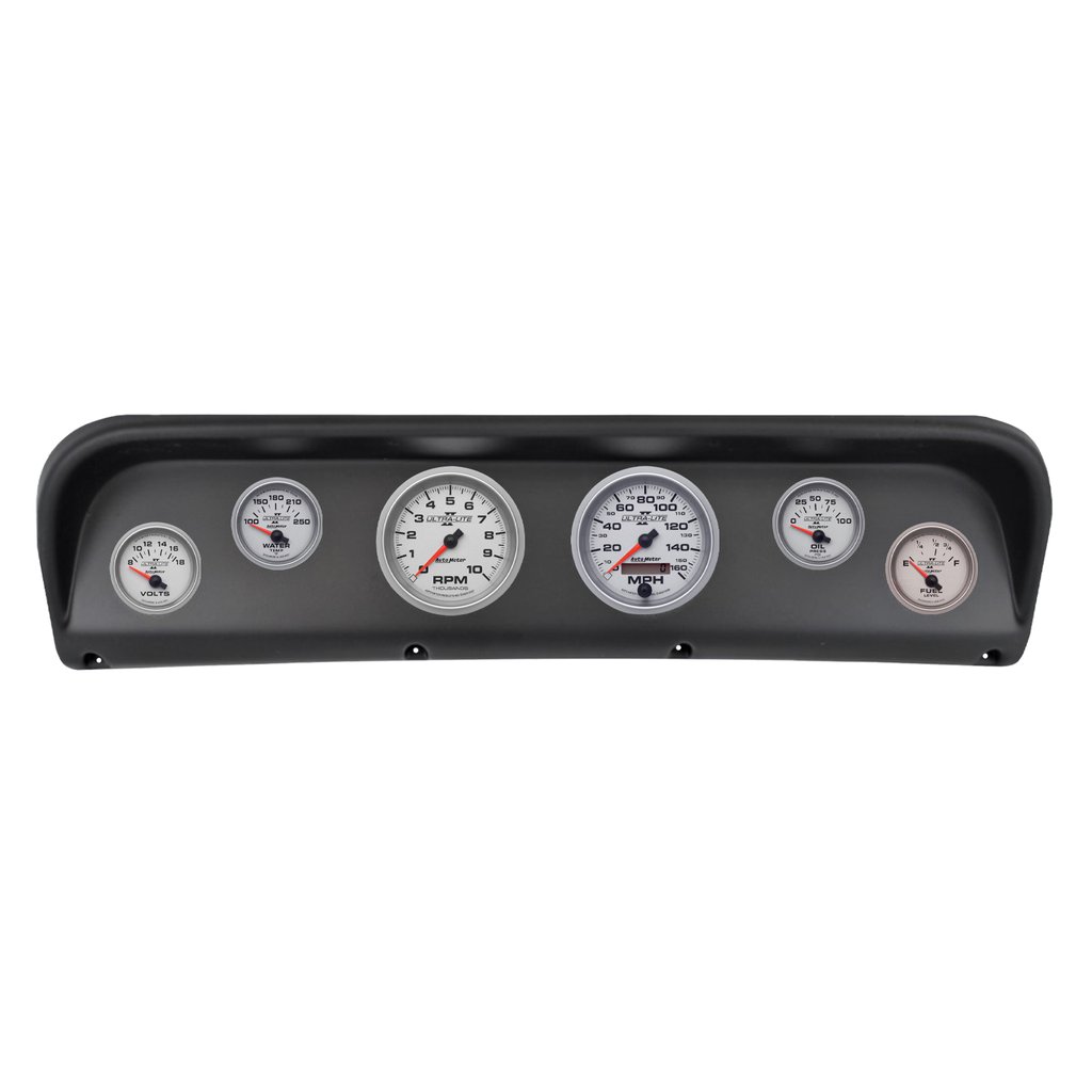 AutoMeter 6 GAUGE DIRECT-FIT DASH KIT, FORD F100 67-72, ULTRA-LITE II