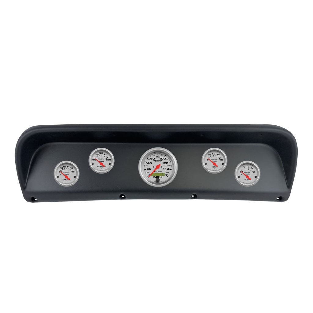 AutoMeter 5 GAUGE DIRECT-FIT DASH KIT, FORD F100 67-72, ULTRA-LITE