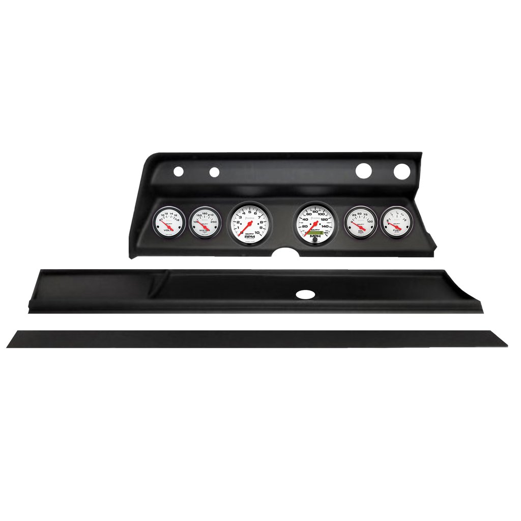 AutoMeter 6 GAUGE DIRECT-FIT DASH KIT, CHEVY CHEVELLE 66, PHANTOM