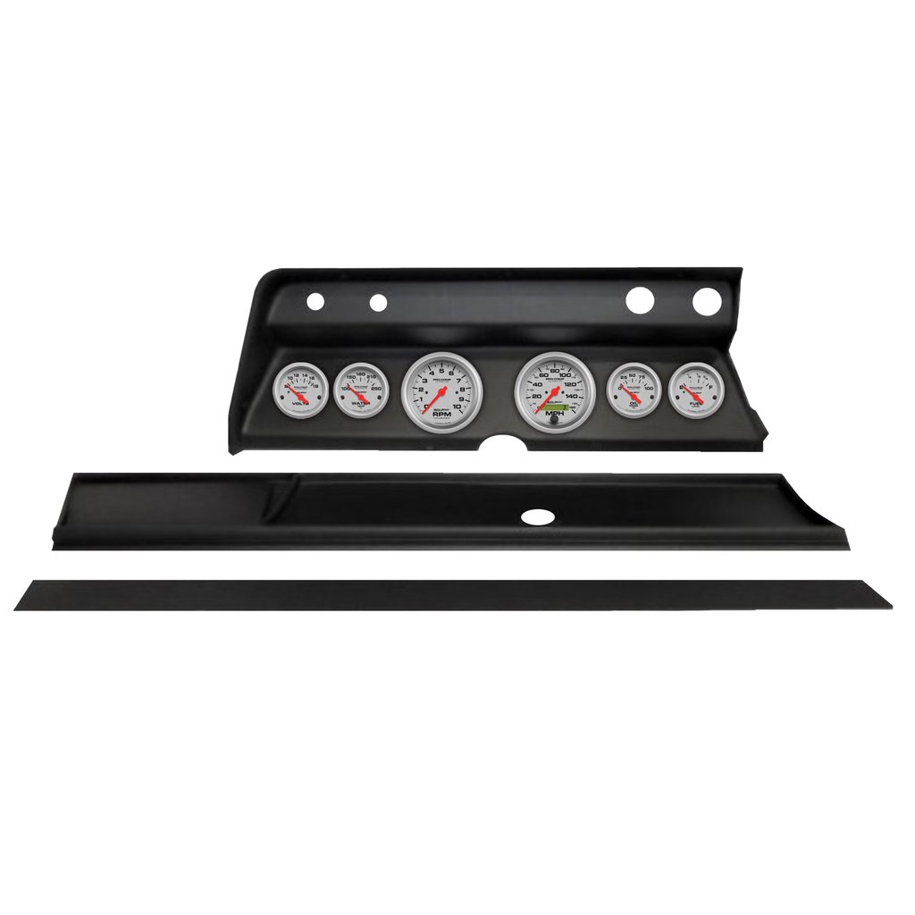 AutoMeter 6 GAUGE DIRECT-FIT DASH KIT, CHEVY CHEVELLE 67, ULTRA-LITE
