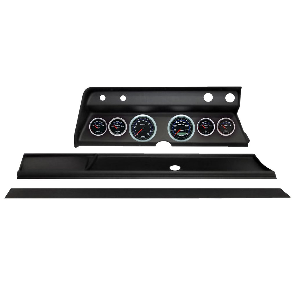 AutoMeter 6 GAUGE DIRECT-FIT DASH KIT, CHEVY CHEVELLE 67, COBALT