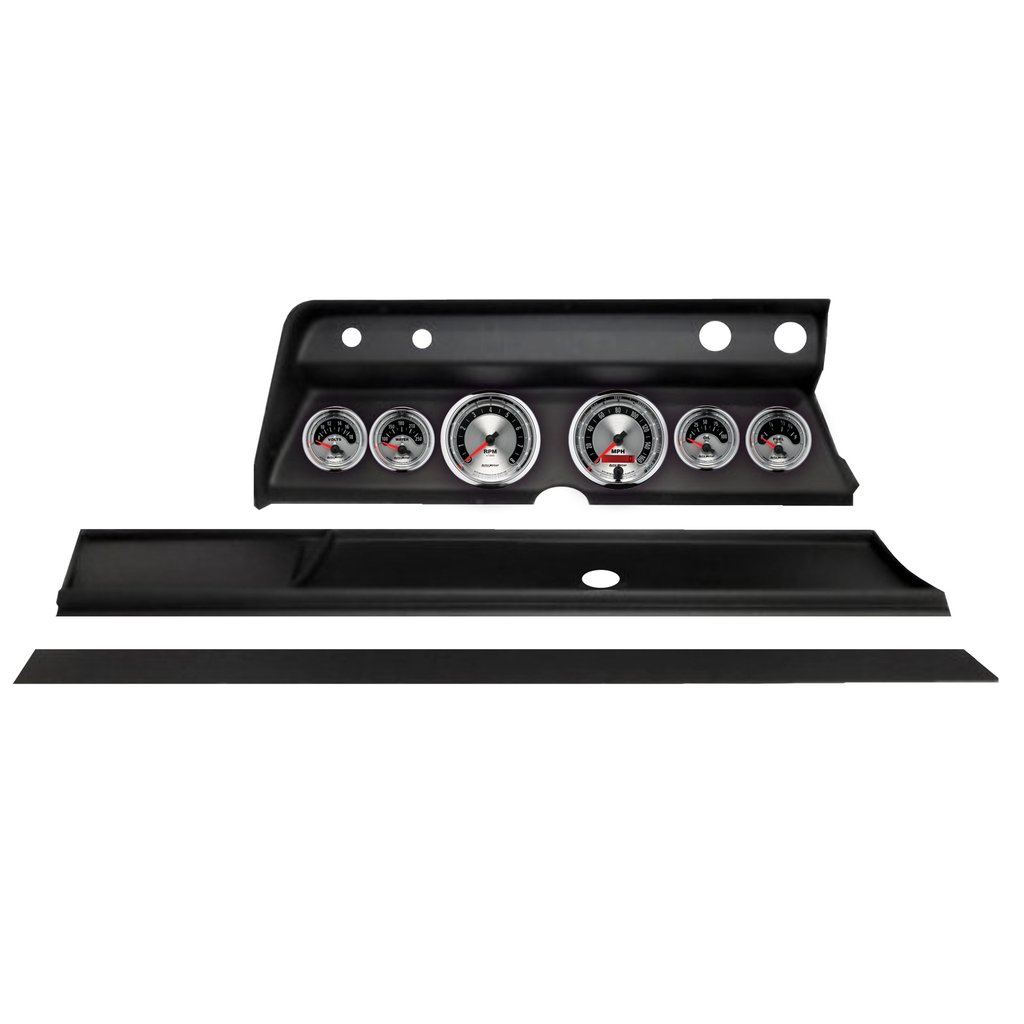 AutoMeter 6 GAUGE DIRECT-FIT DASH KIT, CHEVY CHEVELLE 67, AMERICAN MUSCLE