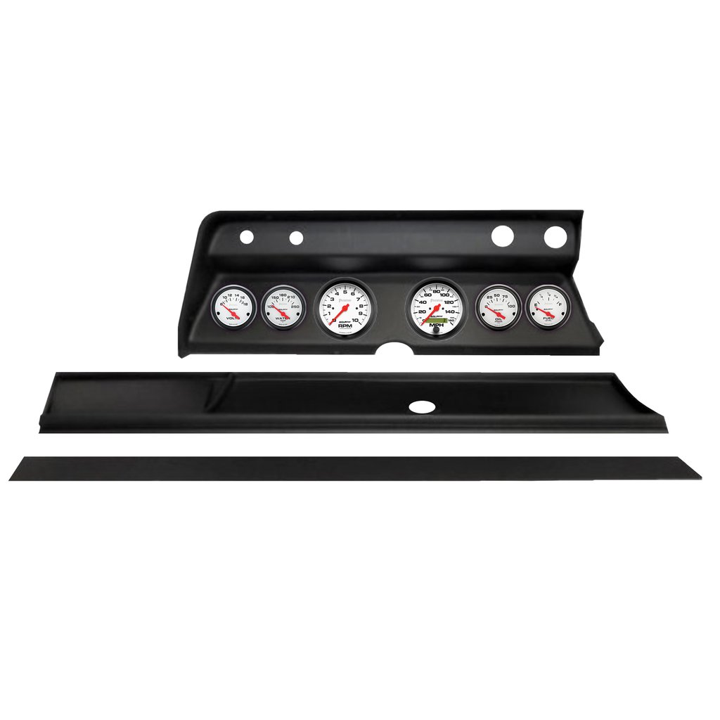 AutoMeter 6 GAUGE DIRECT-FIT DASH KIT, CHEVY CHEVELLE 67, PHANTOM