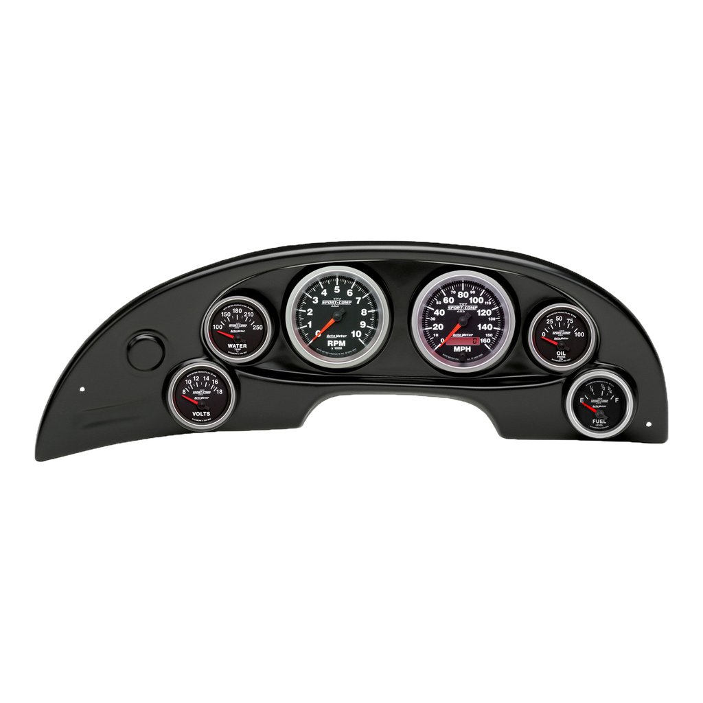 AutoMeter 6 GAUGE DIRECT-FIT DASH KIT, FORD MUSTANG 94-04, SPORT-COMP II