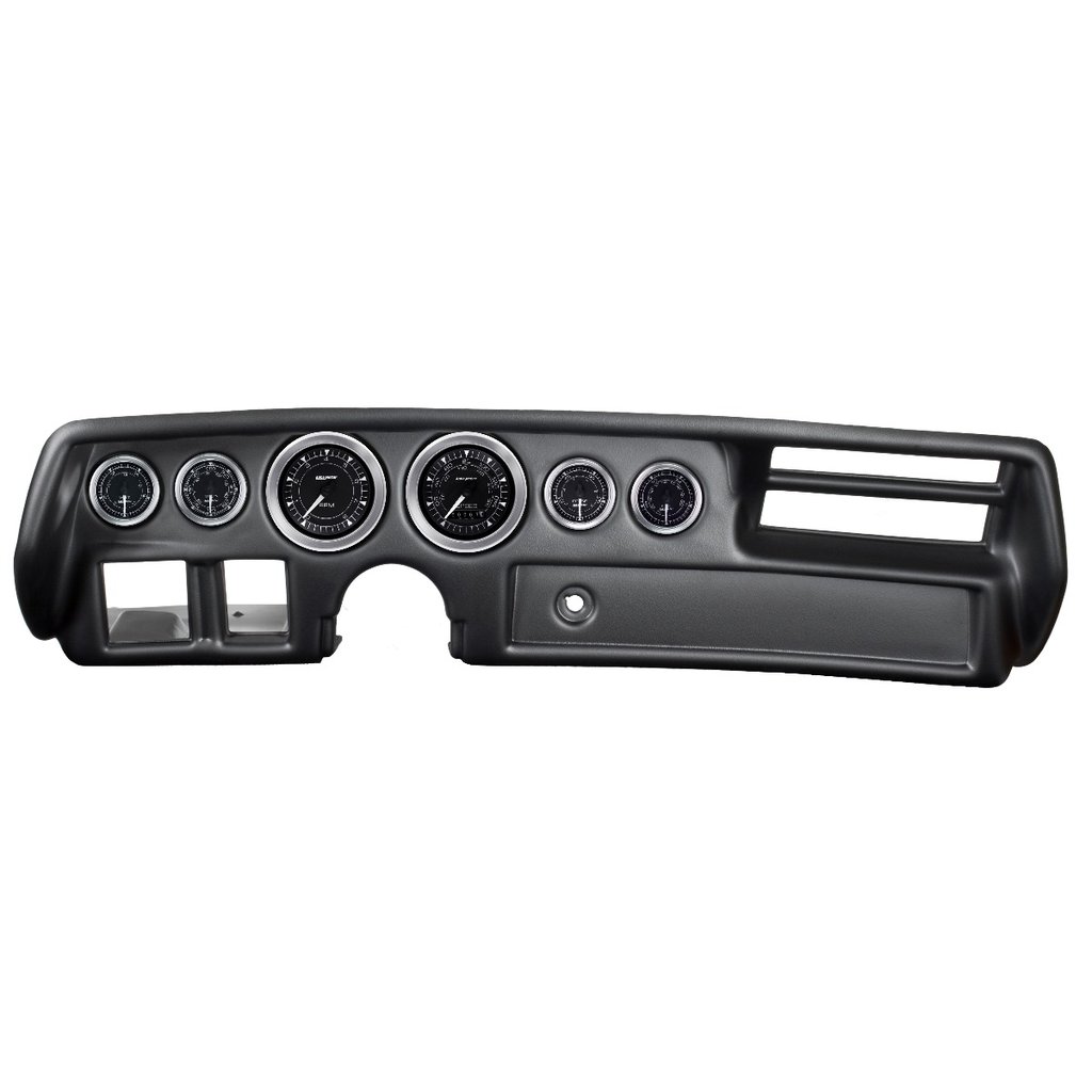 AutoMeter 6 GAUGE DIRECT-FIT DASH KIT, CHEVELLE SS/ELCAMINO/MONTE 70-72, CHRONO