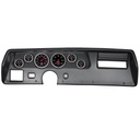 AutoMeter 6 GAUGE DIRECT-FIT DASH KIT, CHEVELLE SS / EL CAMINO / MONTE 70-72, DESIGNER BLACK