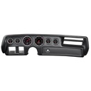 AutoMeter 6 GAUGE DIRECT-FIT DASH KIT, CHEVELLE / EL CAMINO / MALIBU (NON SS) 70-72, DESIGNER BLACK