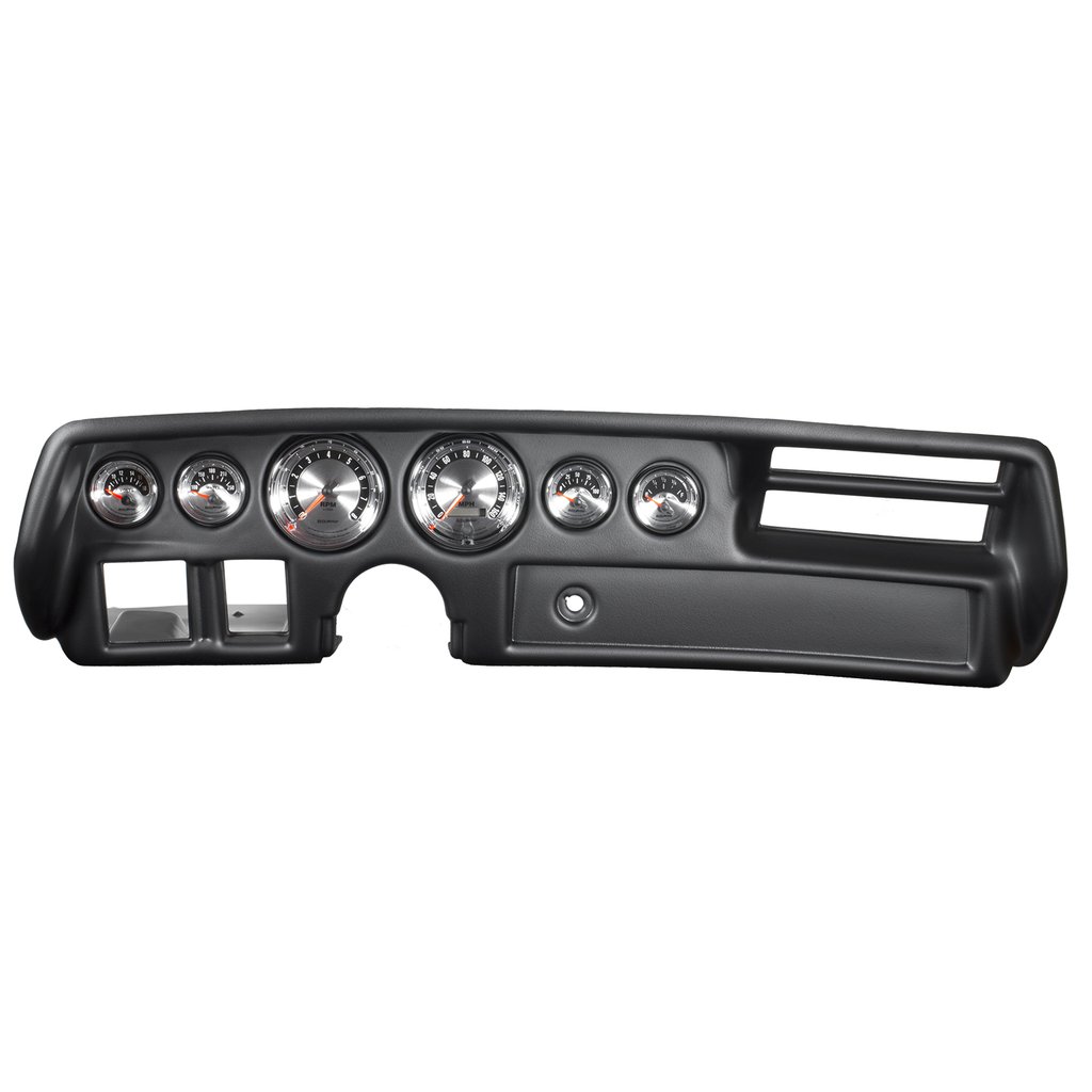 AutoMeter 6 GAUGE DIRECT-FIT DASH KIT, CHEVELLE / EL CAMINO / MALIBU (NON SS) 70-72, AMERICAN MUSCLE