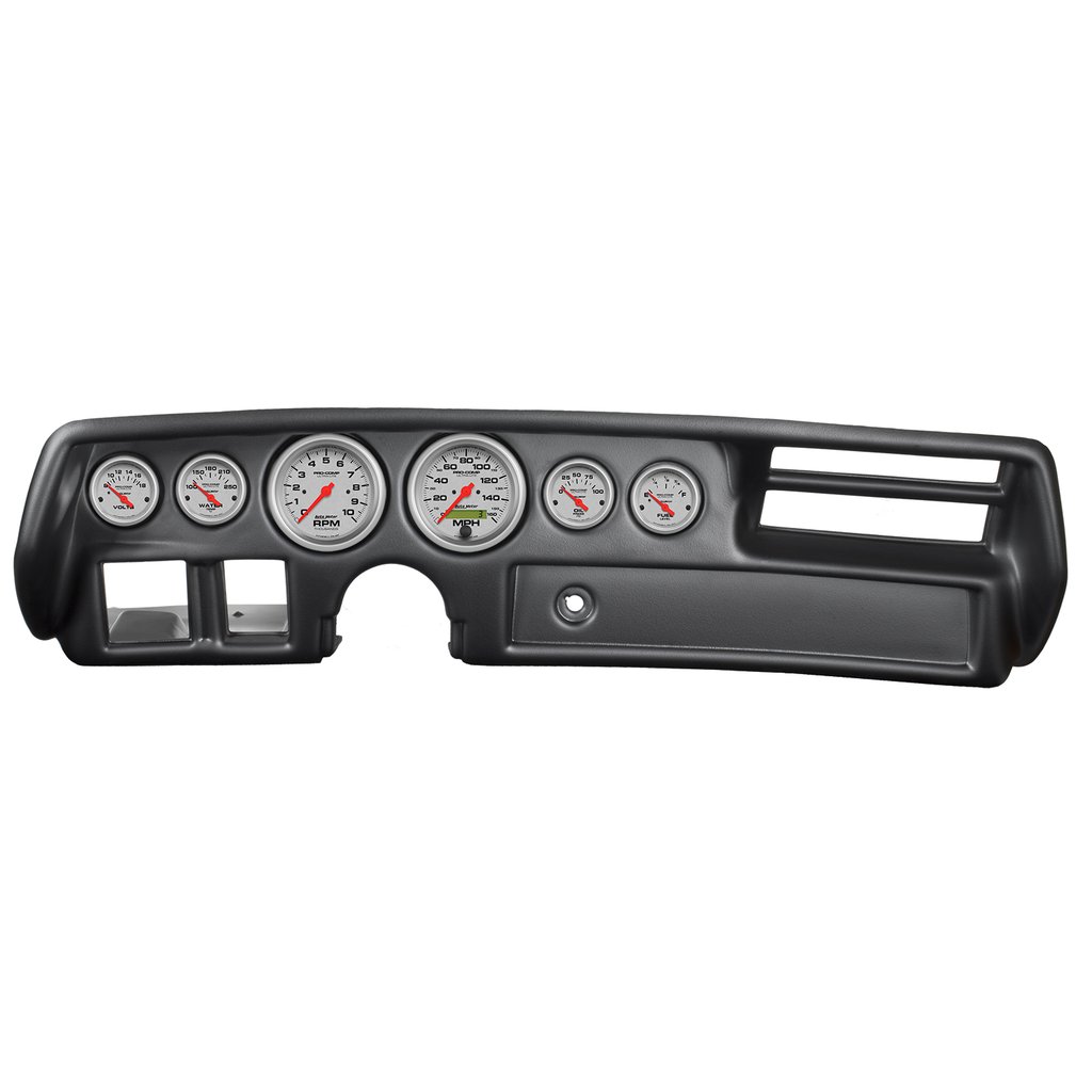 AutoMeter 6 GAUGE DIRECT-FIT DASH KIT, CHEVELLE / EL CAMINO / MALIBU (NON SS) 70-72, ULTRA-LITE