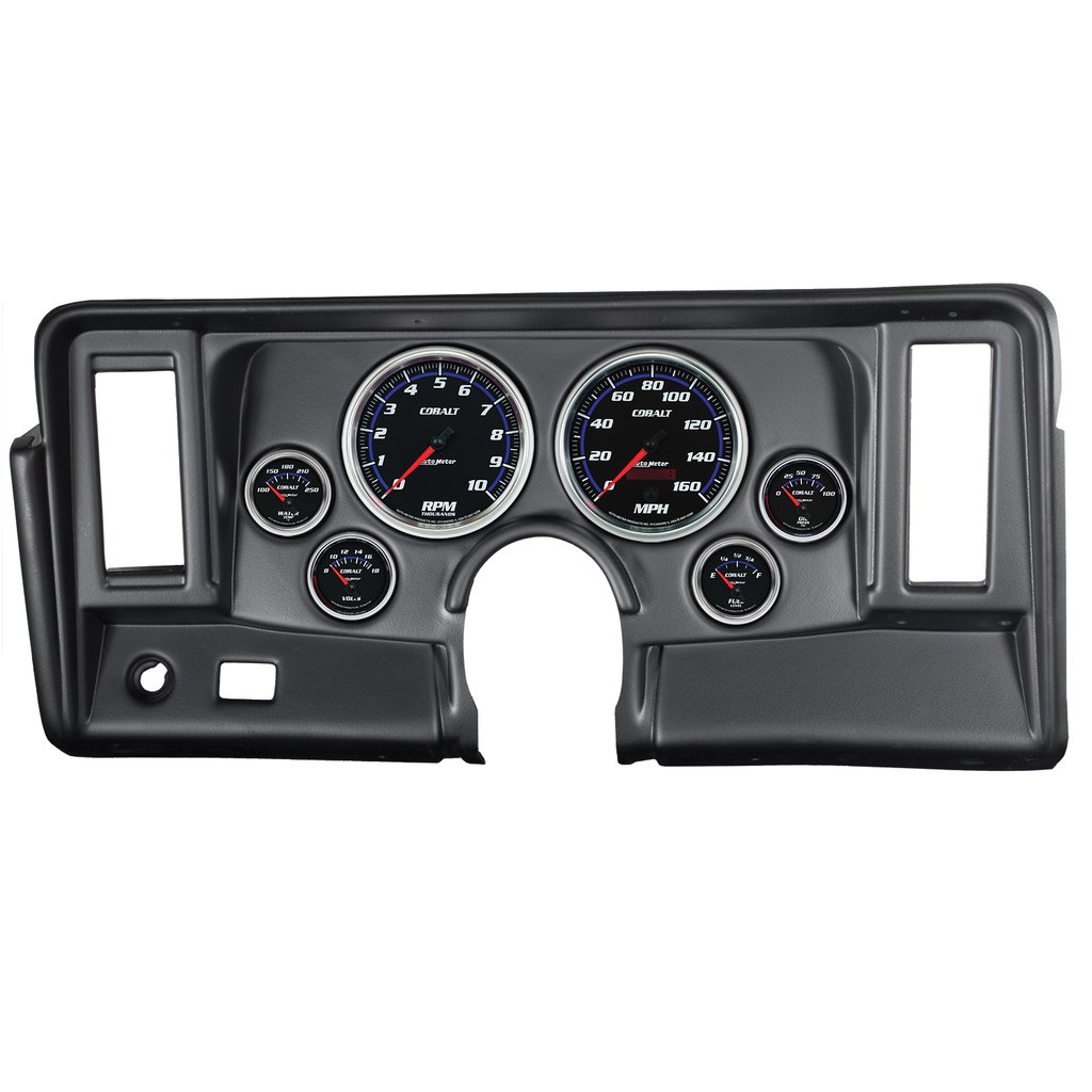 AutoMeter 6 GAUGE DIRECT-FIT DASH KIT, NOVA 69-76, COBALT