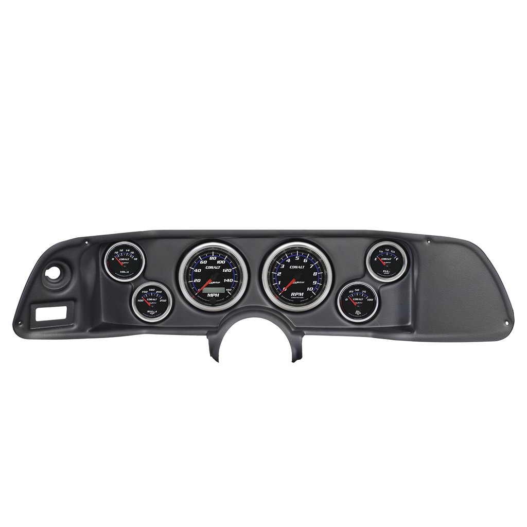 AutoMeter 6 GAUGE DIRECT-FIT DASH KIT, CAMARO 70-78, COBALT
