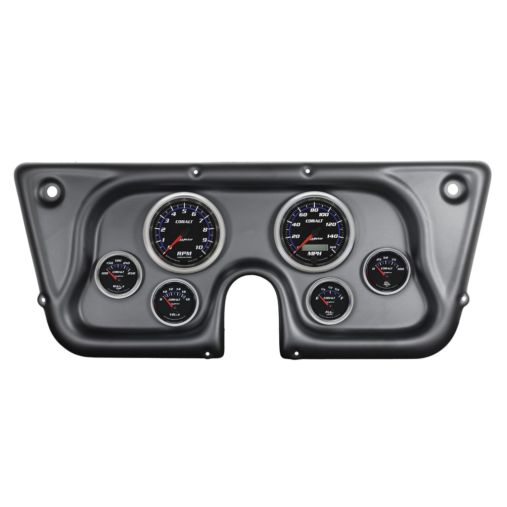 AutoMeter 6 GAUGE DIRECT-FIT DASH KIT, CHEVY TRUCK C / K / K5 / SUBURBN 67-72, COBALT
