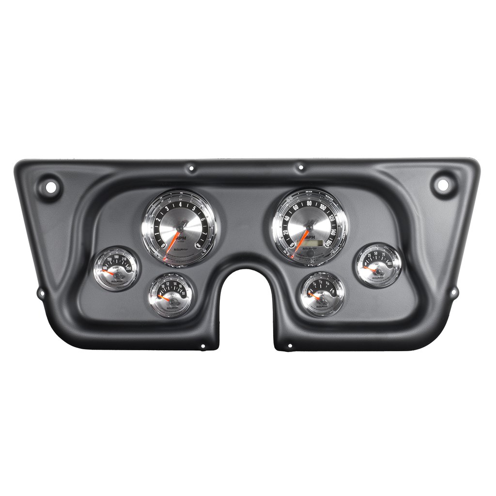 AutoMeter 6 GAUGE DIRECT-FIT DASH KIT, CHEVY TRUCK C / K / K5 / SUBURBN 67-72, AMERICAN MUSCLE