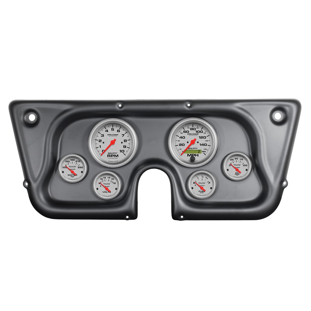 AutoMeter 6 GAUGE DIRECT-FIT DASH KIT, CHEVY TRUCK C / K / K5 / SUBURBN 67-72, ULTRA-LITE