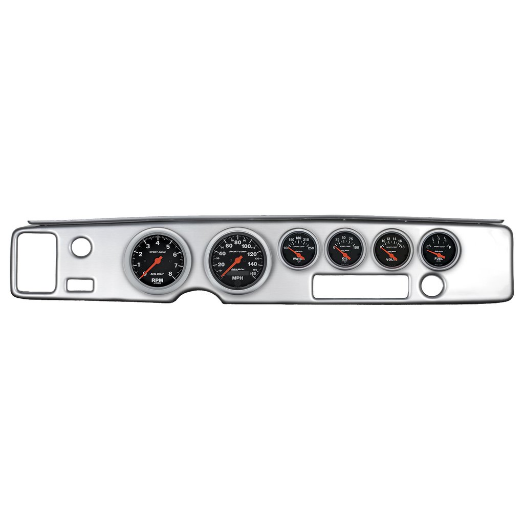 AutoMeter 6 GAUGE DIRECT-FIT DASH KIT, FIREBIRD 70-81, SPORT-COMP