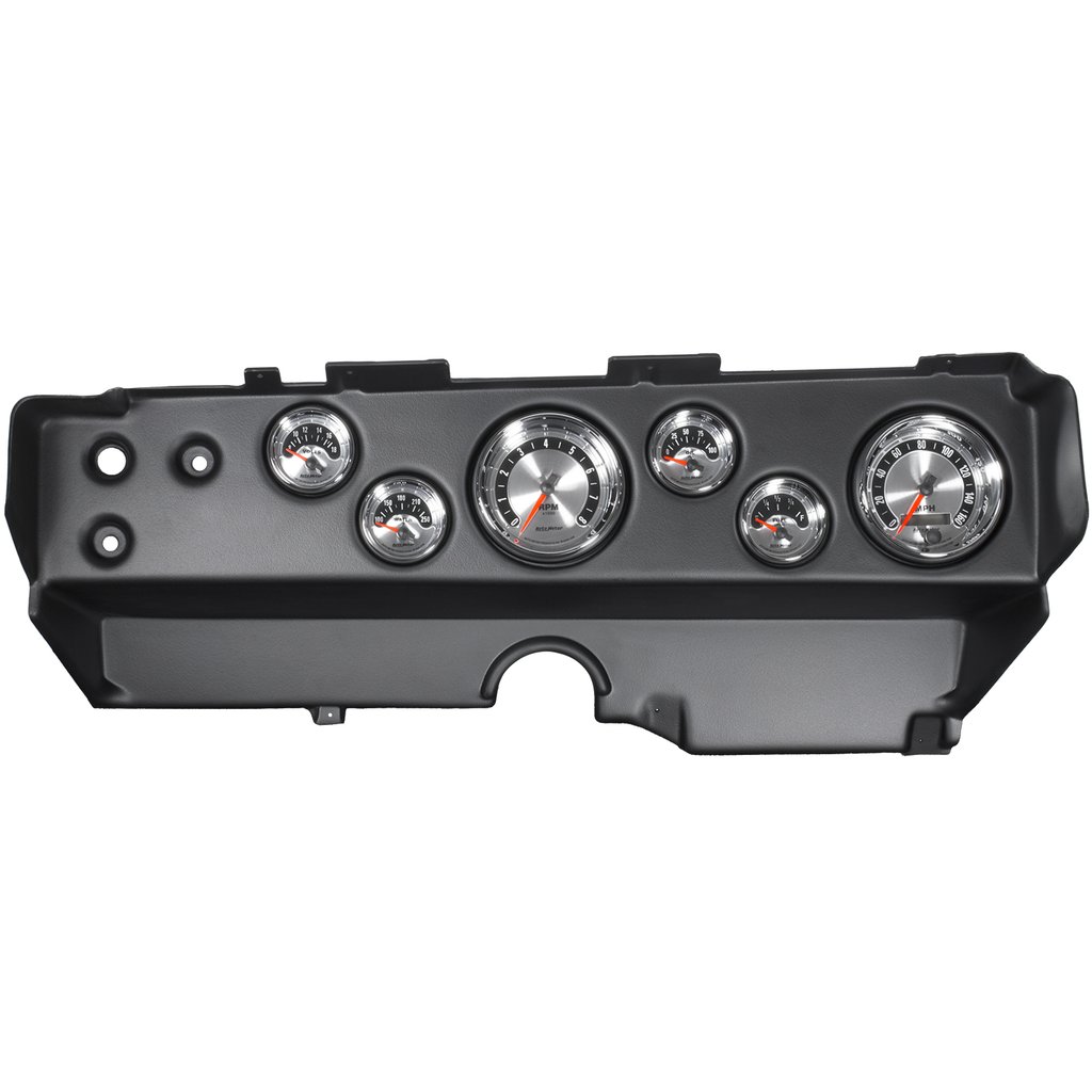 AutoMeter 6 GAUGE DIRECT-FIT DASH KIT, E-BODY / CUDA / CHALLENGER 70-74, AMERICAN MUSCLE