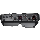 AutoMeter 6 GAUGE DIRECT-FIT DASH KIT, E-BODY / CUDA / CHALLENGER 70-74, DESIGNER BLACK