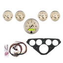 AutoMeter 5 GAUGE DIRECT-FIT DASH KIT, CHEVY TRUCK 55-59, ANTIQUE BEIGE