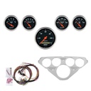 AutoMeter 5 GAUGE DIRECT-FIT DASH KIT, CHEVY TRUCK 55-59, DESIGNER BLACK