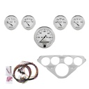 AutoMeter 5 GAUGE DIRECT-FIT DASH KIT, CHEVY TRUCK 55-59, OLD TYME WHITE