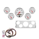 AutoMeter 5 GAUGE DIRECT-FIT DASH KIT, CHEVY TRUCK 40-46, ARCTIC WHITE