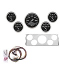 AutoMeter 5 GAUGE DIRECT-FIT DASH KIT, CHEVY TRUCK 40-46, OLD TYME BLACK