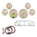 AutoMeter 6 GAUGE DIRECT-FIT DASH KIT, CHEVY TRUCK 60-63, ANTIQUE BEIGE