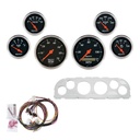 AutoMeter 6 GAUGE DIRECT-FIT DASH KIT, CHEVY TRUCK 60-63, DESIGNER BLACK