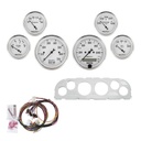 AutoMeter 6 GAUGE DIRECT-FIT DASH KIT, CHEVY TRUCK 60-63, OLD TYME WHITE