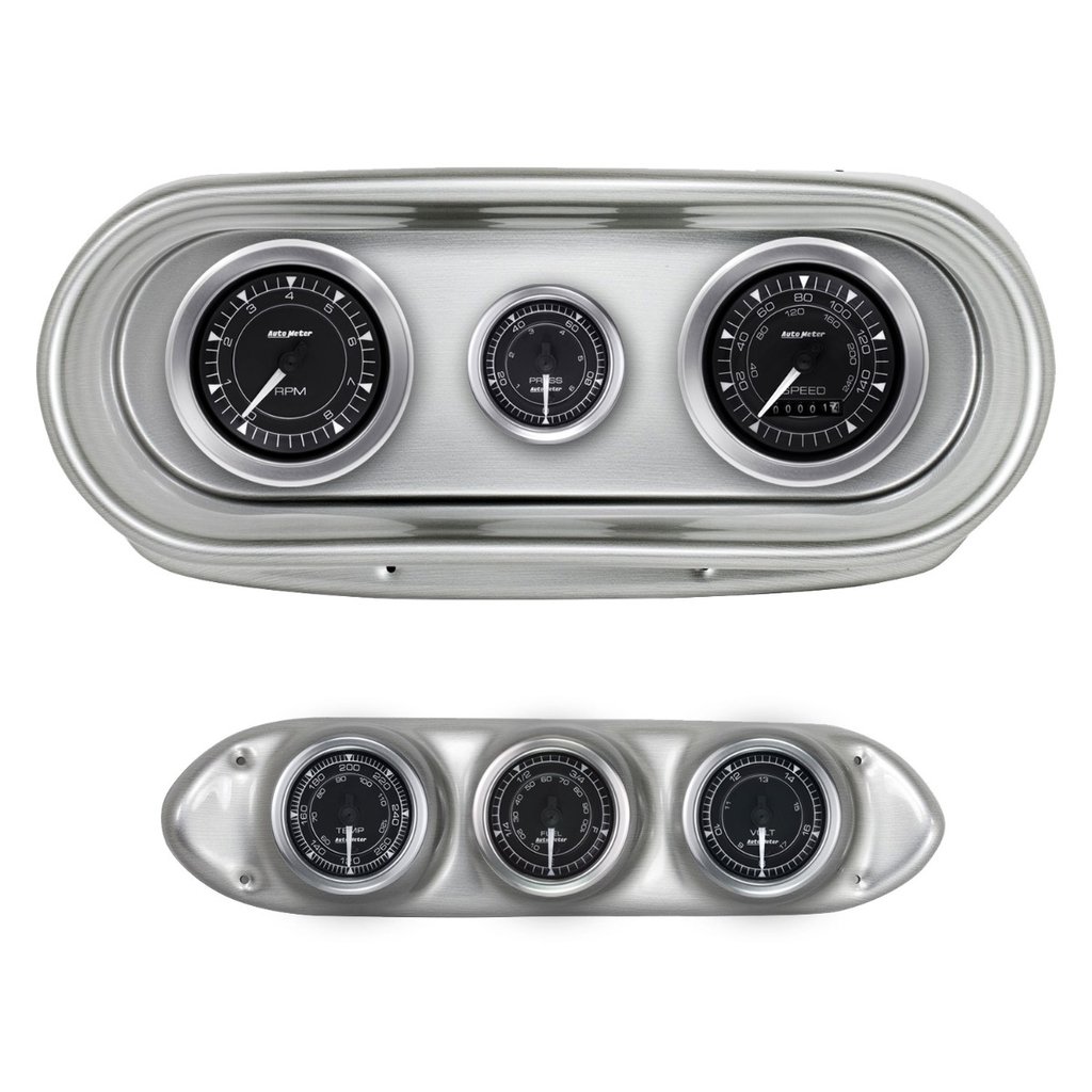 AutoMeter 6 GAUGE DIRECT-FIT DASH KIT, NOVA 62-65, CHRONO