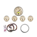 AutoMeter 5 GAUGE DIRECT-FIT DASH KIT, CHEVY CAR 59-60, ANTIQUE BEIGE