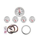 AutoMeter 5 GAUGE DIRECT-FIT DASH KIT, CHEVY CAR 59-60, ARCTIC WHITE