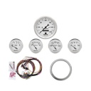 AutoMeter 5 GAUGE DIRECT-FIT DASH KIT, CHEVY CAR 59-60, OLD TYME WHITE