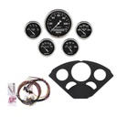 AutoMeter 5 GAUGE DIRECT-FIT DASH KIT, CHEVY 55-56, OLD TYME BLACK