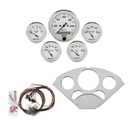 AutoMeter 5 GAUGE DIRECT-FIT DASH KIT, CHEVY CAR 55-56, OLD TYME WHITE