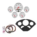 AutoMeter 5 GAUGE DIRECT-FIT DASH KIT, CHEVY 55-56, ARCTIC WHITE