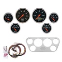 AutoMeter 6 GAUGE DIRECT-FIT DASH KIT, FORD TRUCK 53-55, DESIGNER BLACK