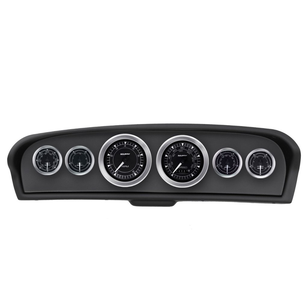 AutoMeter 6 GAUGE DIRECT-FIT DASH KIT, FORD TRUCK 61-66, CHRONO