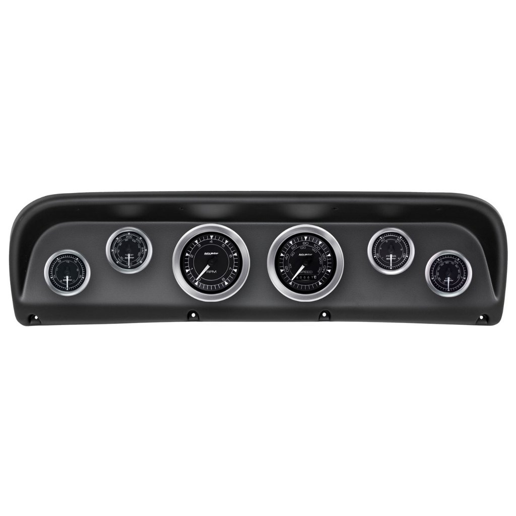 AutoMeter 6 GAUGE DIRECT-FIT DASH KIT, FORD TRUCK 67-72, CHRONO