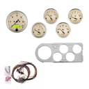 AutoMeter 5 GAUGE DIRECT-FIT DASH KIT, FORD TRUCK 48-50, ANTIQUE BEIGE
